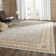 Enlow Sevilla Viscose Oriental Rug in Ivory/Silver