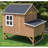 Analisia 12.4 Square Feet Chicken Coop with Roosting Bar for up to 3 Chickens