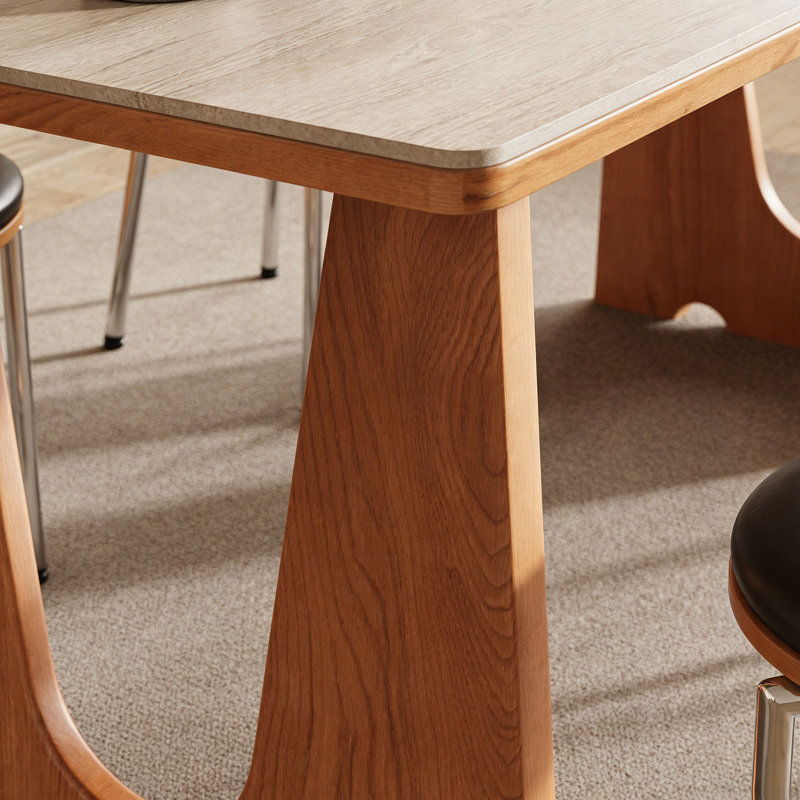 Table de salle à manger Nordic, 5 pièces: table, 4 chaises, H 29,5 po x l 70,9 po x P 31,5 po
