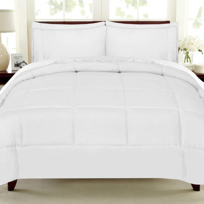 Ensemble d'édredon léger en duvet synthétique luxueux