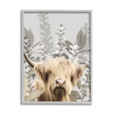 «Longhorn Portrait Shaggy Bovins»