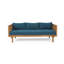 Lit de jour 3 places avec structure en bois - poids du colis de 92,88 lb x 34,5 po Largeur et coussins hydrofuges