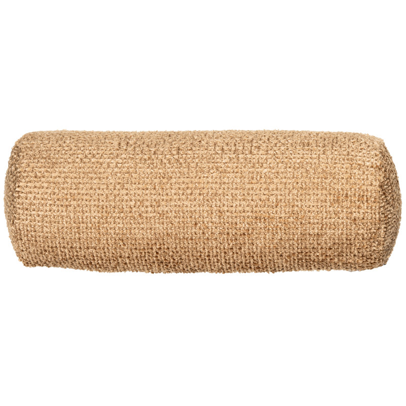 Coussin Cozy, Polyester, Traversin H 8 po x l 21 po, Brun