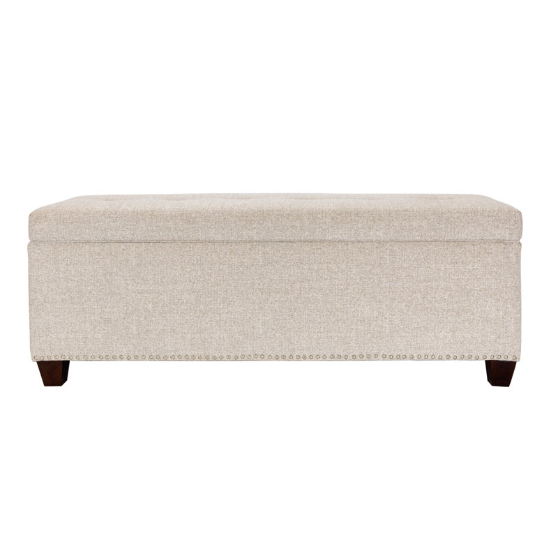 Banc de rangement à couvercle rabattable sah sahil, Chameau