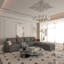 Grand canapé modulaire moderne-668613200