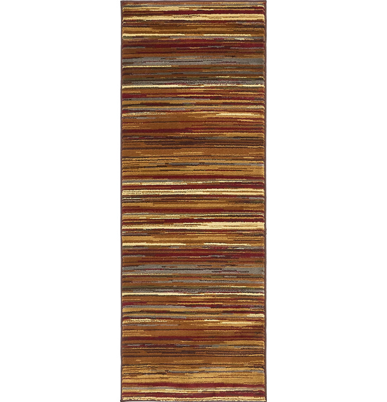 Striped Area Rug, Runner 66 x 183cm