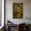 «Hostas Leaves» par Incado, art mural en métal doré, 24 po x 36 po-133431513