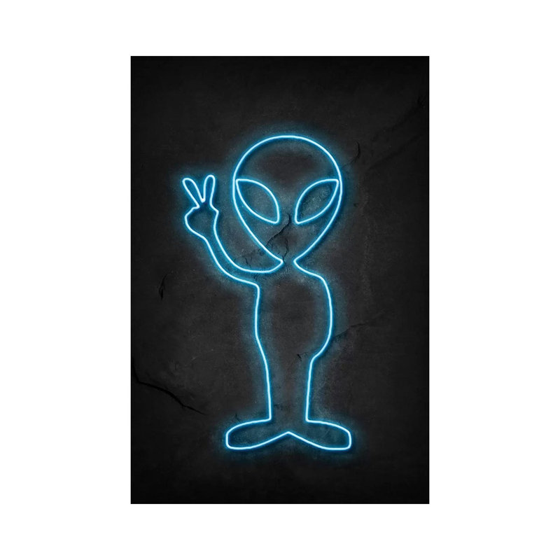 Alien by Durro Art - Wrapped Canvas Gallery-Wrapped Canvas Giclée, 66.04 cm H x 45.72 cm W