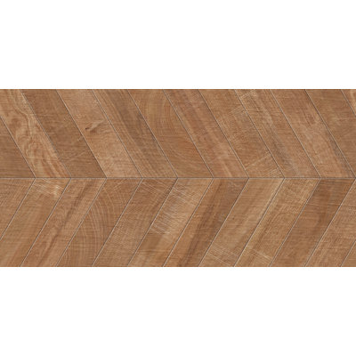 23.62" x 47.24" Porcelain Wood Look Wall & Floor Tile