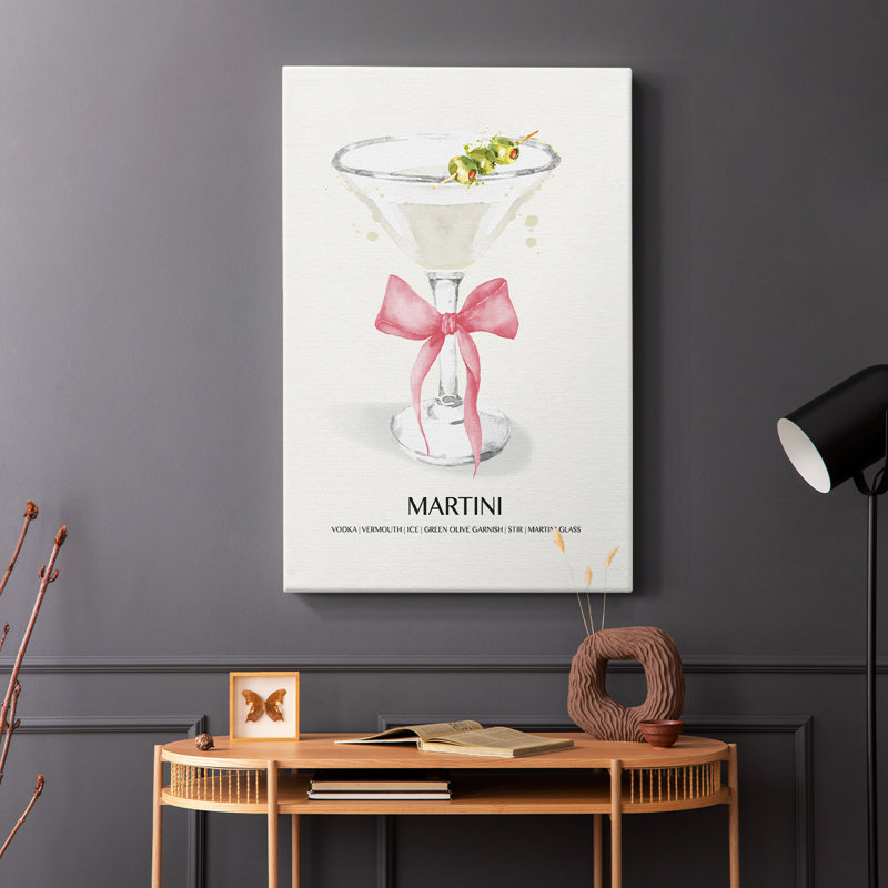 Arc Martini - Cavas enveloppés de galerie, H 60 po x l 40 po