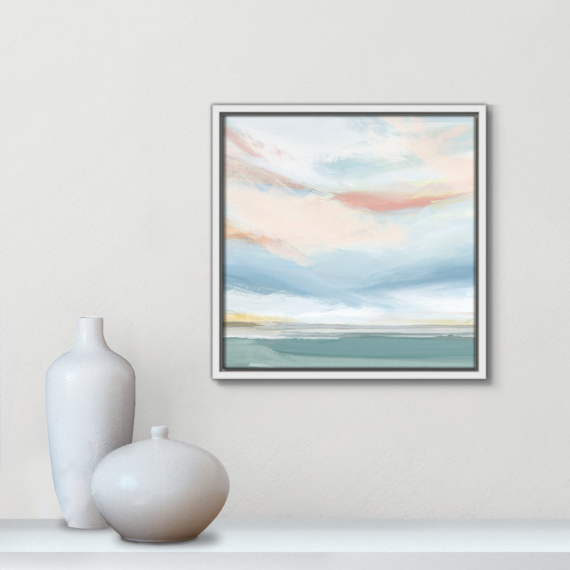 Sweetness I by Isabelle Z, White Framed Canvas, 13.5" H x 13.5" W x 2" D