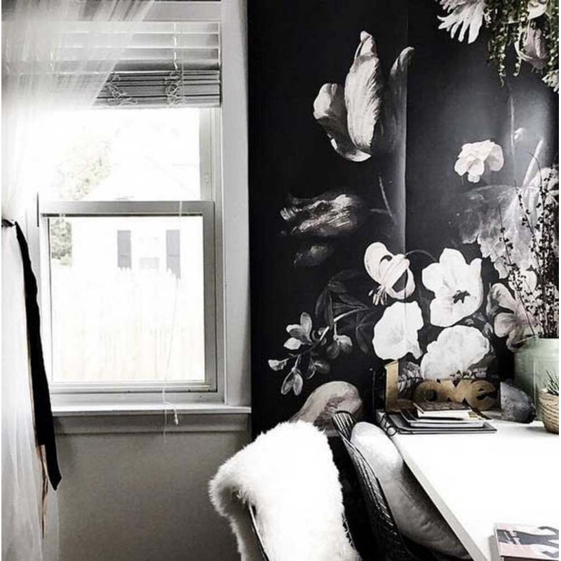 Floral Wallpaper, Non-Pasted
