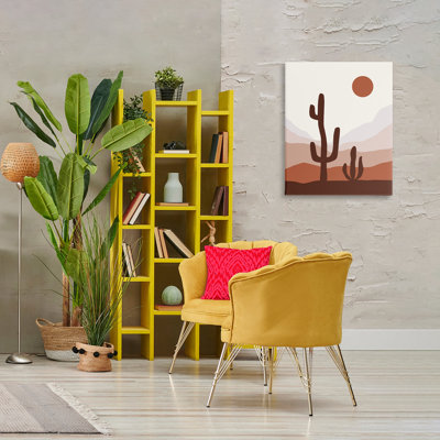 «Sun Over Desert Life», art mural sur toile par Ahmad Idiss Hussein