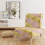 Fauteuil de chambre en tissu Golden