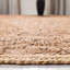Zeitler Hand Woven Leather Cotton Solid Colour Rug in Camel/Natural-26830665