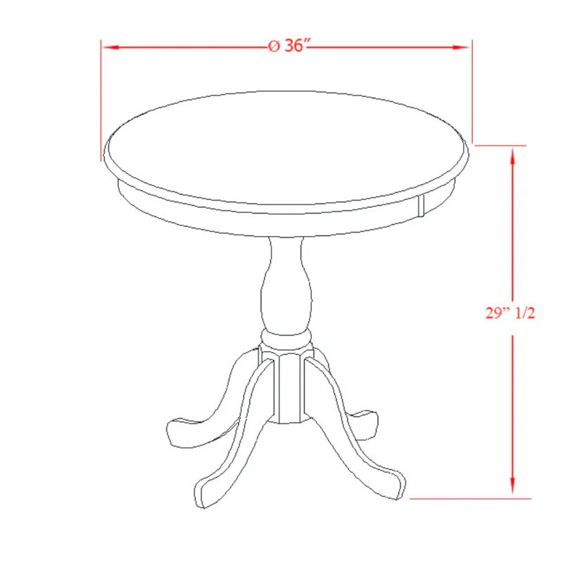 L'ensemble de table de salle à manger 3 pièces comprend 1 table de salle à manger à piédestal ronde et 2 chaises de salle à manger en lin blanc avec dossier à lattes - finition lin blanc