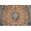 Tapis traditionnel orange en laine 6 x 9