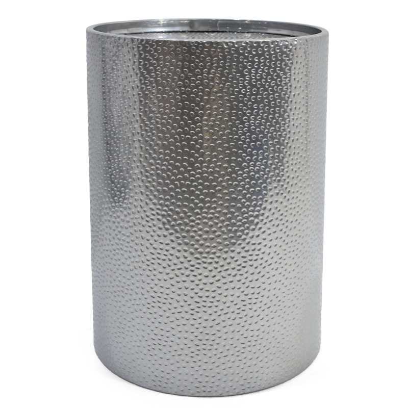 Starkey Iron Top End Table, Silver, Set of 1