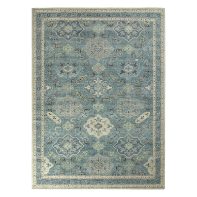 Distressed Homage Handmade Kilim Wool Geometric Area Rug