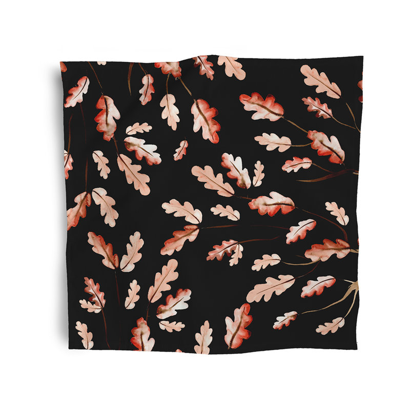 Serviette en chêne sauvage 19 po Lanz, Noir