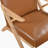 Granby 26.5" Mid-Century Modern Accent Chair - Easy-Care Faux Leather Upholstery, Durable Solid Rubberwood Frame-54229800-51441077