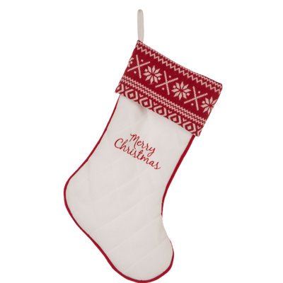 Chaussette de noël merry christmas