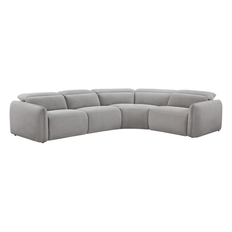  Canapé modulaire inclinable rembourré Bayne, Elite Dove Performance