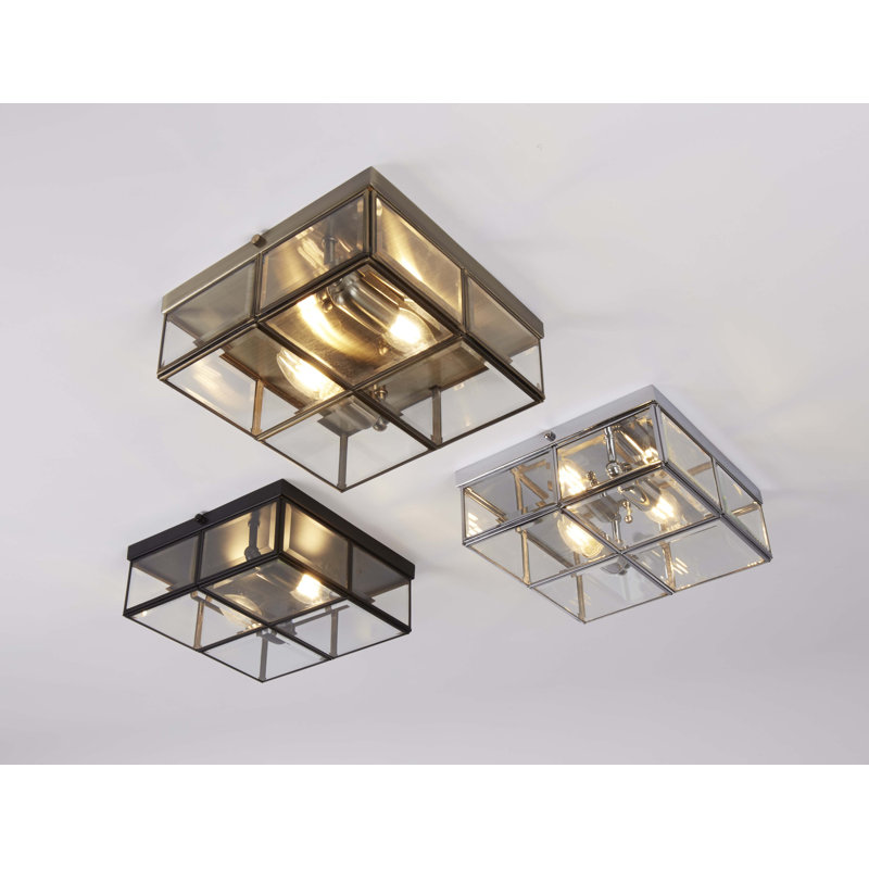 Thaxter Flush Mount, Chrome