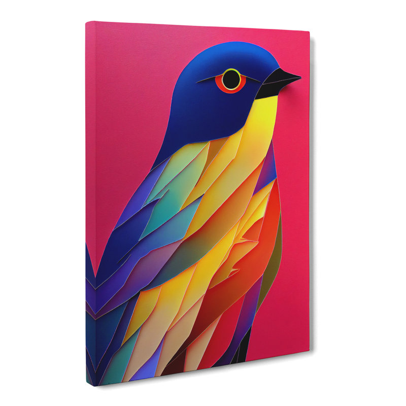 CAN-V0523-246X Bird In Colour Vol.3 - Wrapped Canvas Print, 50cm H x 35cm W