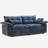 Modern Chenille Sectional Sofa With Movable Ottoman – L-shaped Couch For Living Room, Soft Upholstery Boneless, 4 Colors (beige, Blue, Light Gray, Gray)-980701280