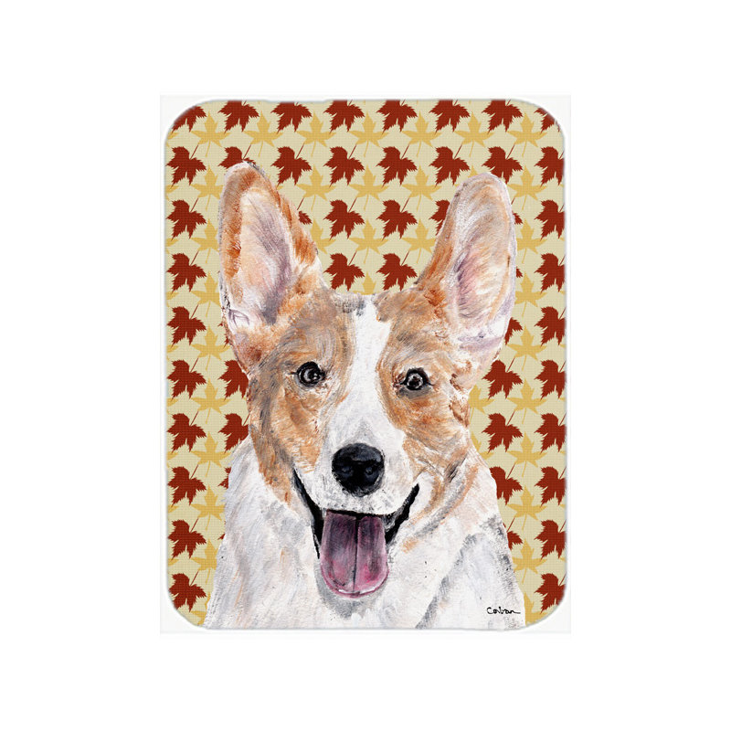 Planche à découper en verre east urban home cardigan corgi