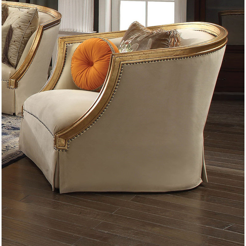 Fauteuil demi-tonneau en polyester Touho