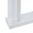 Mastrangelo Darby Home Co 45.5 " W White Electric Fireplace with BTU 4700