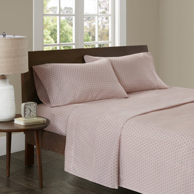 3M Geometric Microfiber Percale Sheet Set
