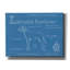 Art mural sur toile Trinx «Blueprint Labrador Retriever» par Ethan Harper-3095345-113248698
