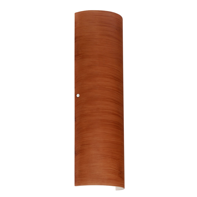 Torre Flush Mounted Sconce, Cherry, Satin Nickel, 21.75" H