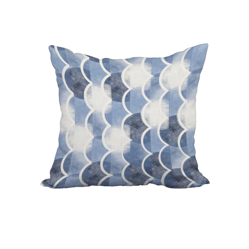 Housse et insert en coton Zircoland, 18 po x 18 po, Bleu