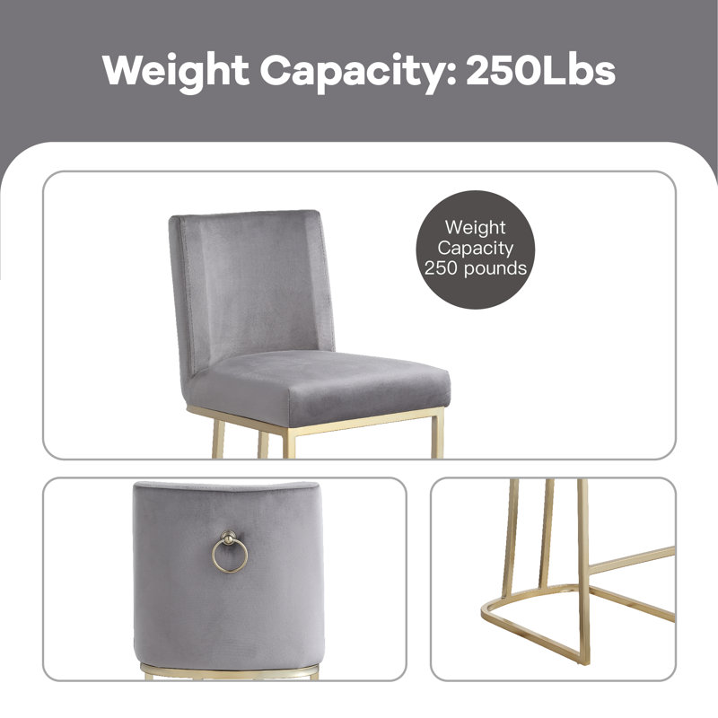 Tabouret Ziquan, Gris