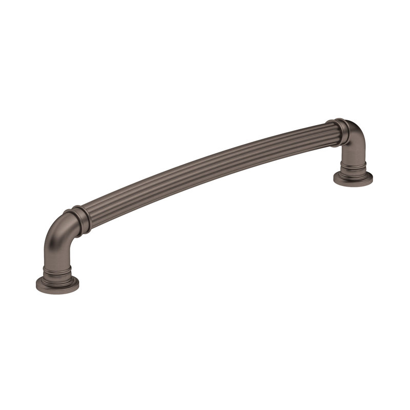 Poignée barre 12 5/8 po en métal, Bronze miel
