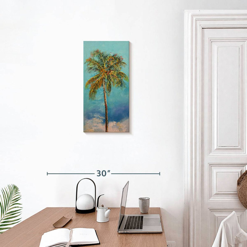 Palm Tree Sunshine, 24" H x 12" W