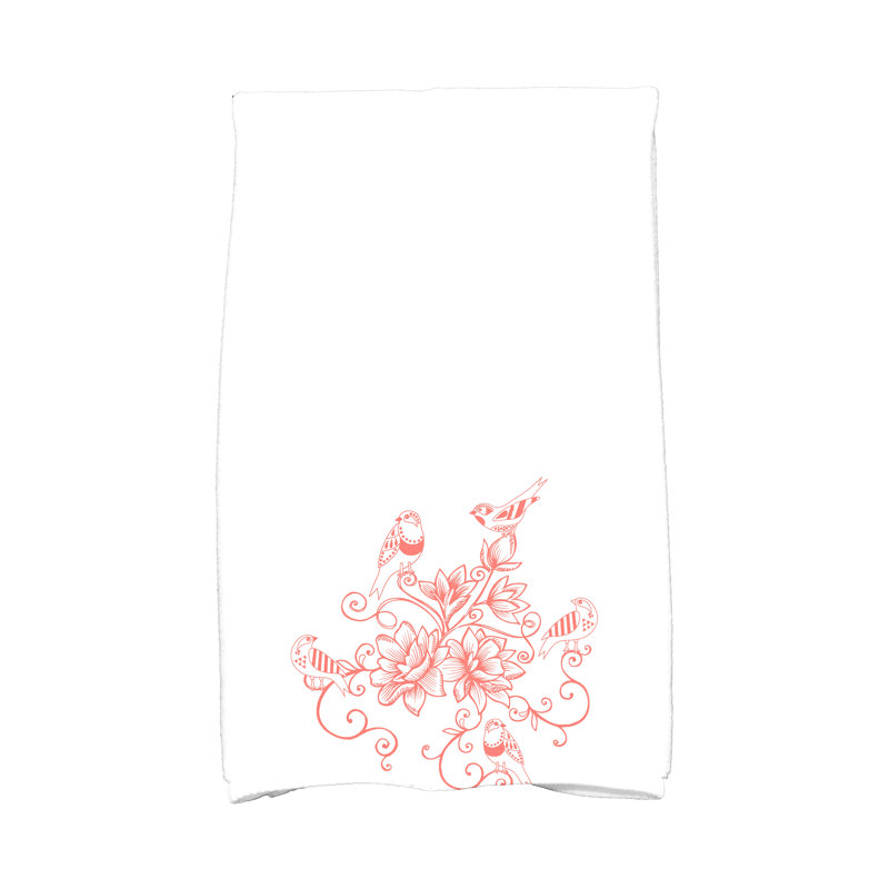 Everill Hand Towel, Coral