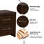 Table de chevet 2 tiroirs Midtown