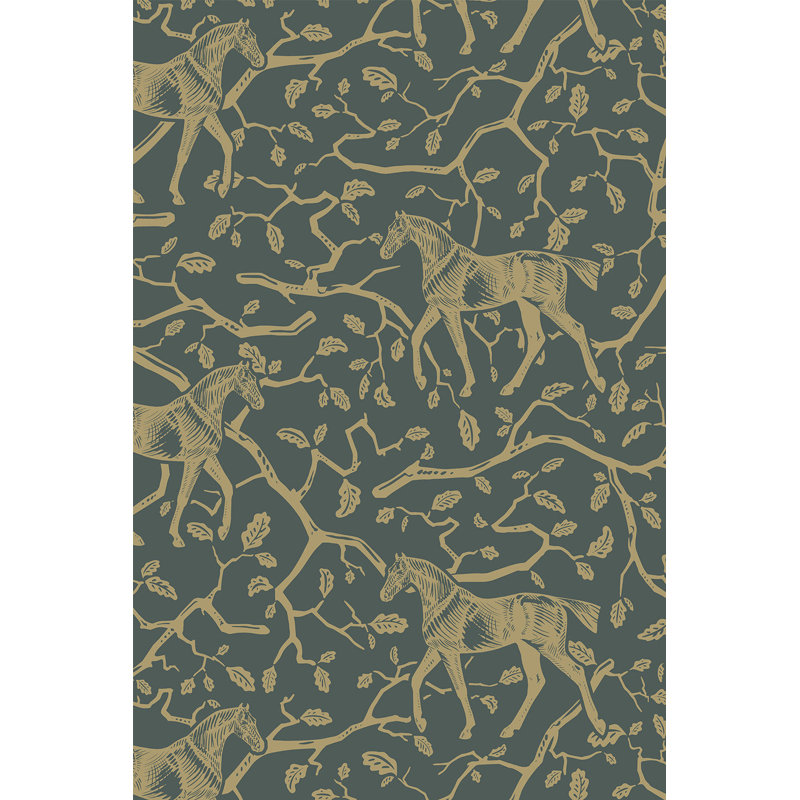 Parmi les chênes - Danielle Demers Studio Licensed Design, Vert / Beige