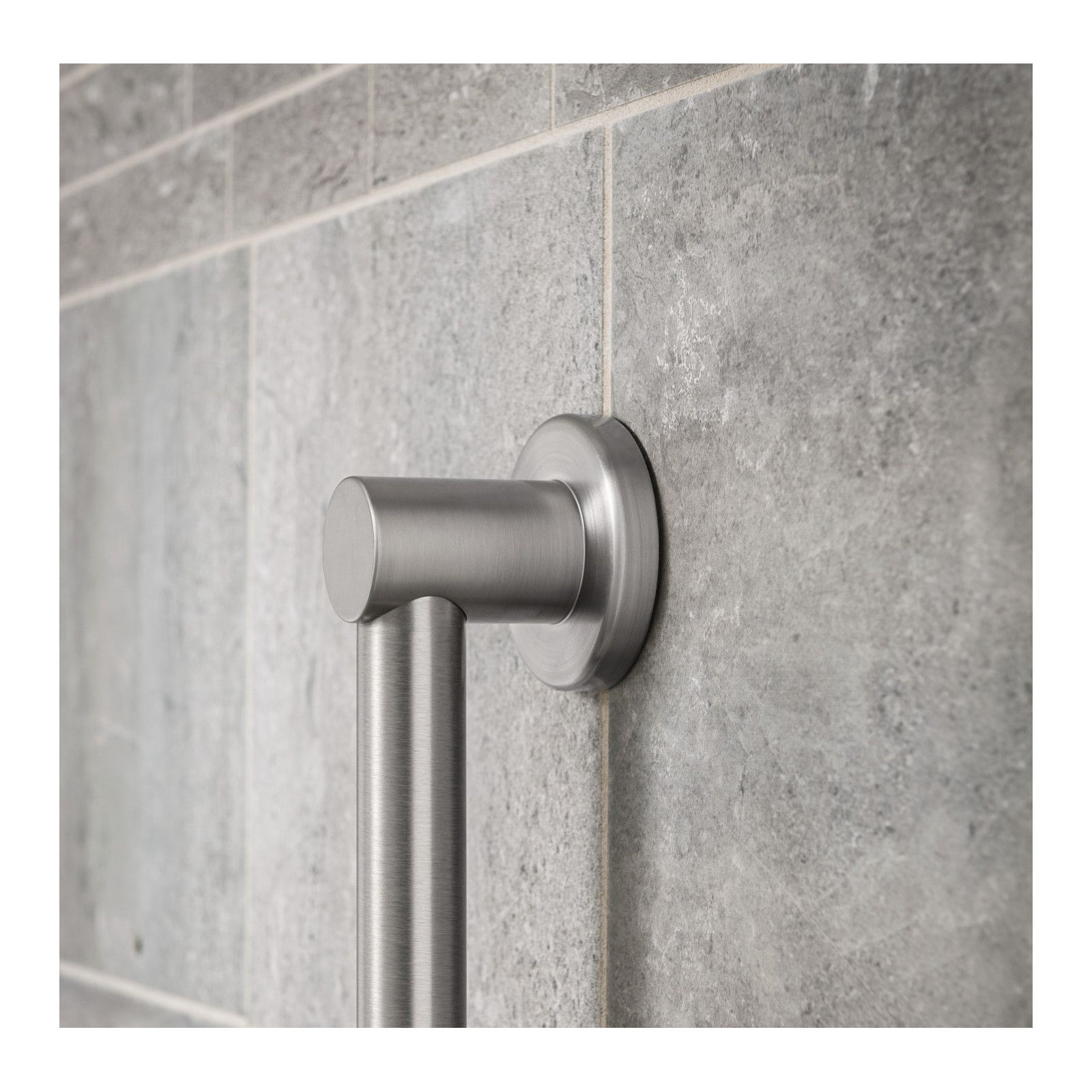 Align Grab Bar, 1.25" H x 42" W x 1.25" D, Brushed Nickel