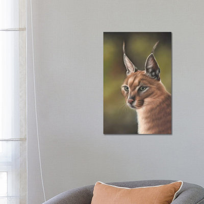 Caracal by Richard Macwee - Wrapped Canvas Gallery-Wrapped Canvas Giclée
