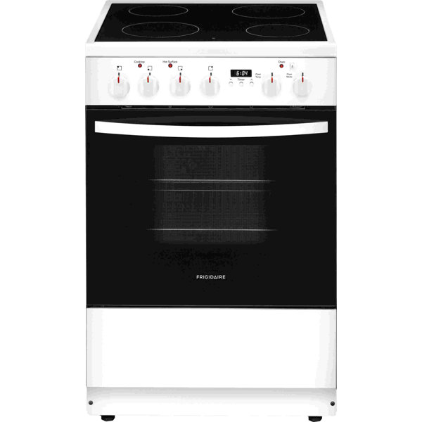 Premium Levella 24 Electric Range with 4 Coil Burners and 2.6 Cu. ft. Oven Capacity in Stainless