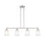 Luminaire suspendu linéaire à 4 lumières pour îlot de cuisine Alies-69377310