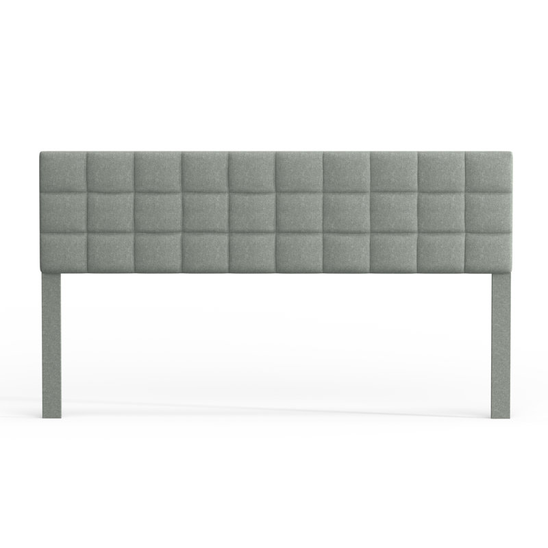Tête de lit tapissier Barthmaier, Gris clair, Très grand