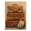 Valises de voyage rétro - Décoration murale rétro en bois brun-1046793585-1046793588