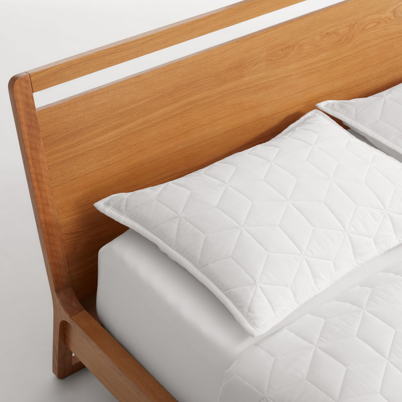 Woodrow Bed, Full, White Oak